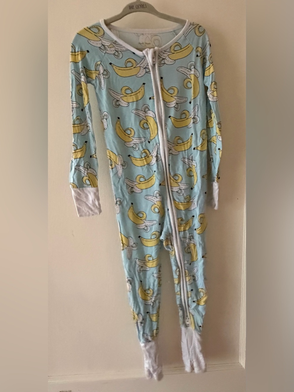 Little Sleepies banana zippy pajamas